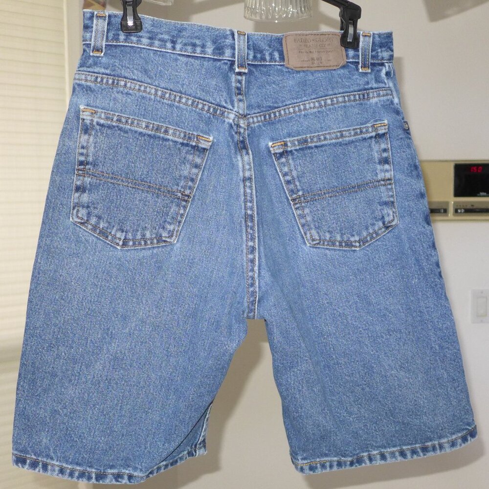 Faded Glory Denim Shorts 32" Medium Blue Stonewash